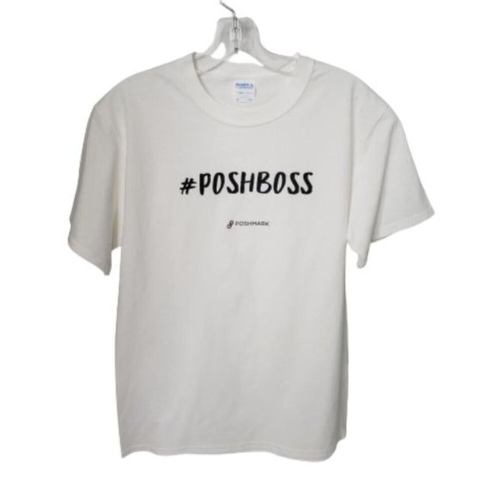 Poshmark Tshirt #poshboss‎ White Size S White Short Sleeve